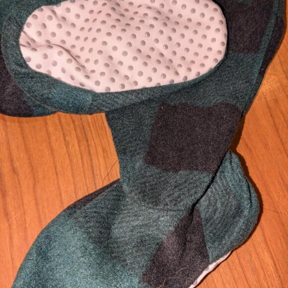 NEW 3T The Children's Place One Piece Fleece Footed Christmas Holiday Pajamas - Picture 3 of 4